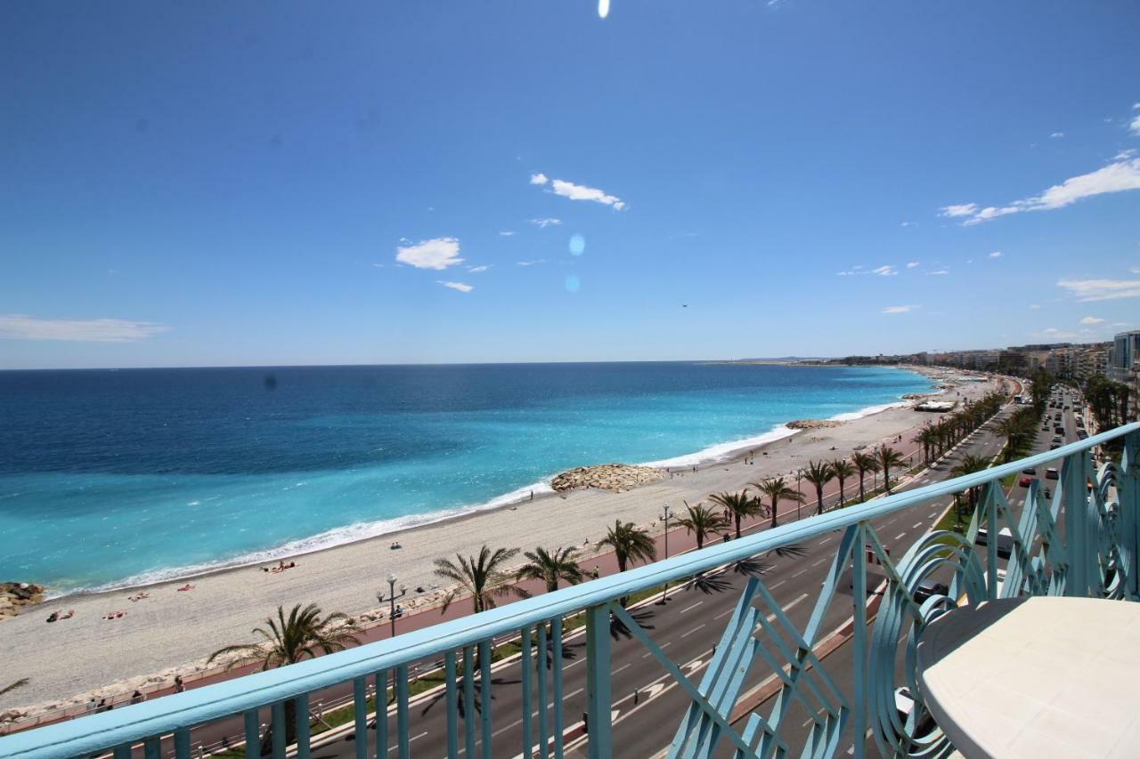 Nice Booking - Electra Vue Mer Balcon Dernier Etage Exteriör bild